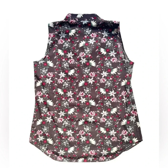 Cabi Plaza Fiesta Floral Sleeveless Blouse - Picture 4 of 4